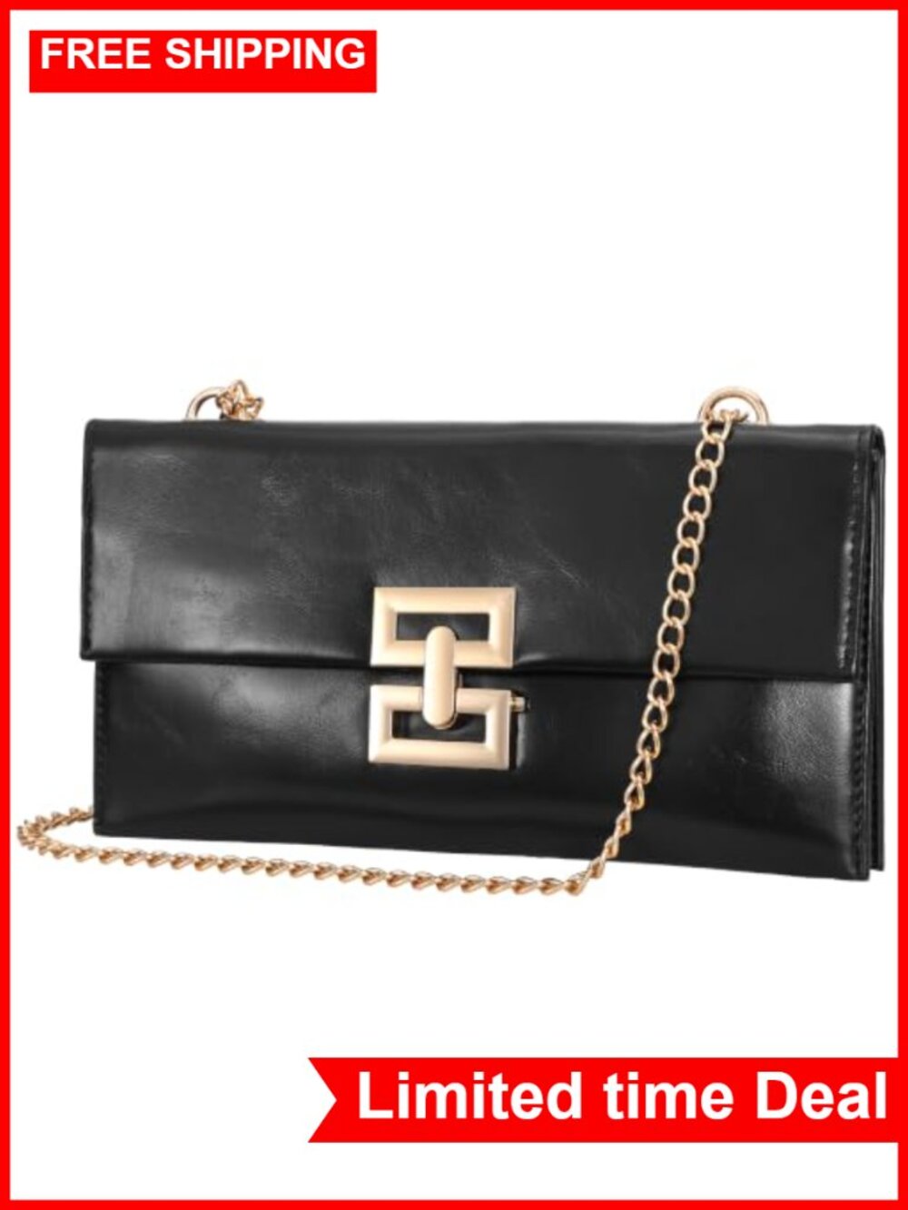 Leather Hobo Shoulder Bag Crossbody Chain Strap Women Handbag